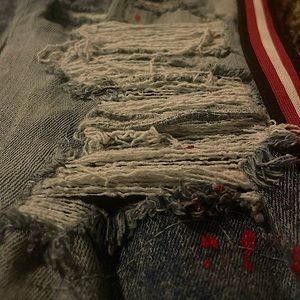 Painted Denim Jeans